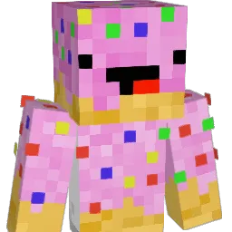 PinkDonutDK Minecraft avatar bust