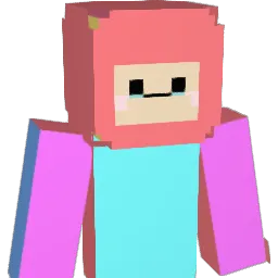 PinkGloves Minecraft avatar bust