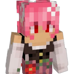 PinkMami Minecraft avatar bust