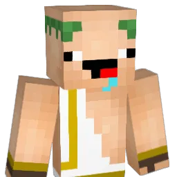 PinkMeanPanda Minecraft avatar bust