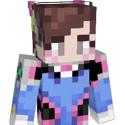 PinkMiruku Minecraft avatar bust