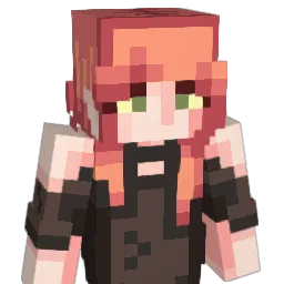 PinkWeasel Minecraft avatar bust