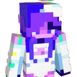 Pinkapillar Minecraft avatar bust