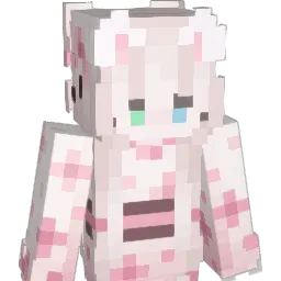 Pinkcottoncandyx Minecraft avatar bust