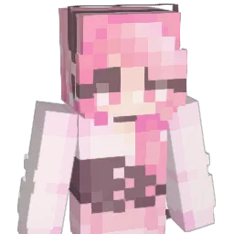 Pinkflopper Minecraft avatar bust