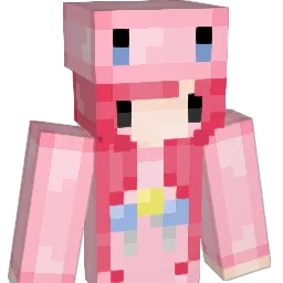 PinkiePie666 Minecraft avatar bust