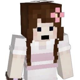 Pinkmongirl Minecraft avatar bust