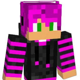 Pinkst3r Minecraft avatar bust
