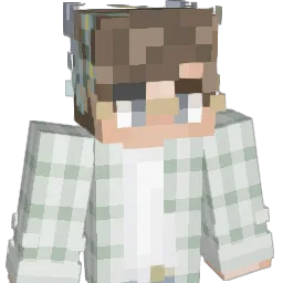 Pinktopias Minecraft avatar bust