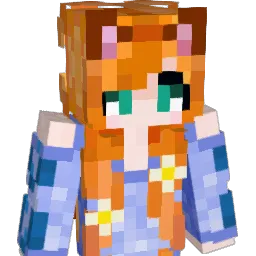 PinkyMuerte Minecraft avatar bust