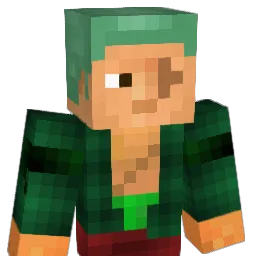 PirateHunterZoro Minecraft avatar bust
