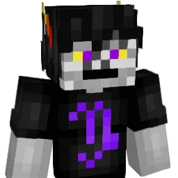 Pixalted Minecraft avatar bust