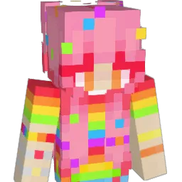 Pixorella Minecraft avatar bust