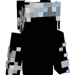 PizzaBlack Minecraft avatar bust