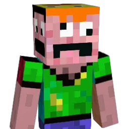 Player1 Minecraft avatar bust