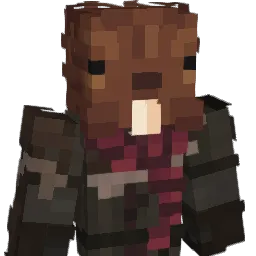 Plued Minecraft avatar bust