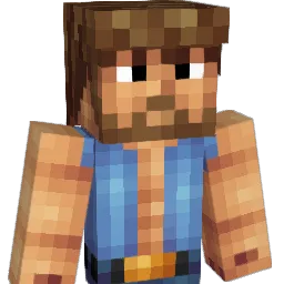 Pluffdaddy Minecraft avatar bust