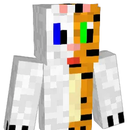 Polartiger Minecraft avatar bust