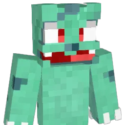 Polygamous Minecraft avatar bust