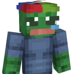 PommesPommes Minecraft avatar bust
