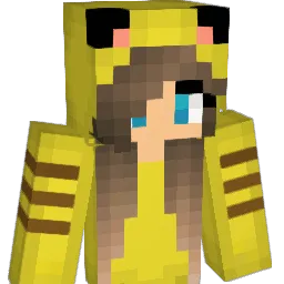 Pommesprinzessin Minecraft avatar bust