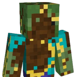 PoopBarf Minecraft avatar bust