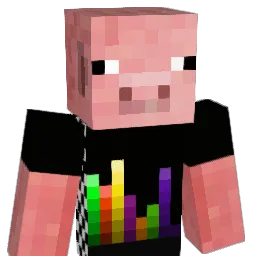 PoorLittlePig Minecraft avatar bust
