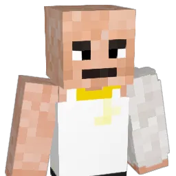 Poorfather Minecraft avatar bust