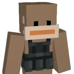 PopeMonke Minecraft avatar bust