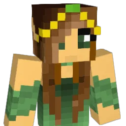 Poppy_Plays Minecraft avatar bust