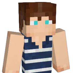 Popskongen Minecraft avatar bust