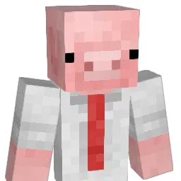 Porkshead Minecraft avatar bust