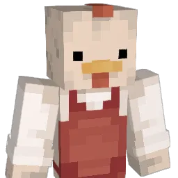 PouletDeKFC Minecraft avatar bust