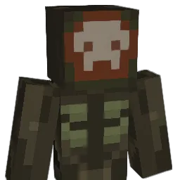 PowerSkeleton Minecraft avatar bust