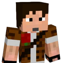 Poweruser Minecraft avatar bust