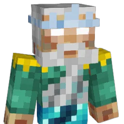 Pozeidoon Minecraft avatar bust