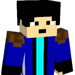 Pranksterblue Minecraft avatar bust