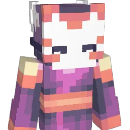 PrincessFoXxy Minecraft avatar bust