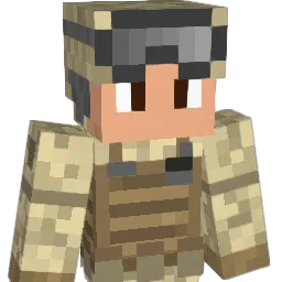 Private_12 Minecraft avatar bust