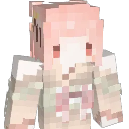 Pruple Minecraft avatar bust
