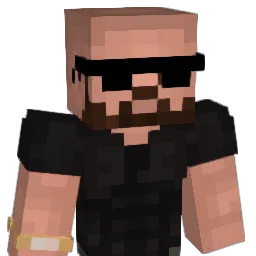 Psykopatenn Minecraft avatar bust