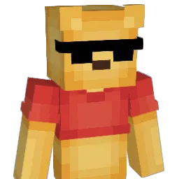 Puchatyy Minecraft avatar bust