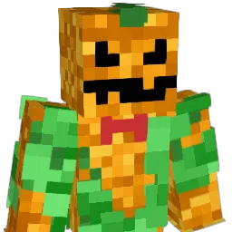 PumpkiMIX Minecraft avatar bust