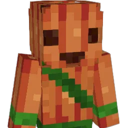 Pumpkinboat Minecraft avatar bust