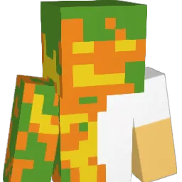 Pumpkinheads Minecraft avatar bust