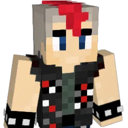 PunkAst Minecraft avatar bust