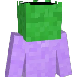 PurplePineaapple Minecraft avatar bust