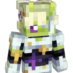 Purpled Minecraft avatar bust