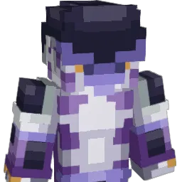 Purpleezah Minecraft avatar bust