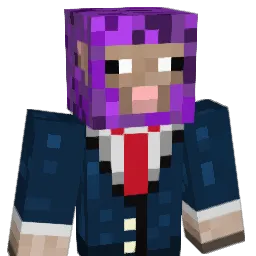 Purplesheepman Minecraft avatar bust